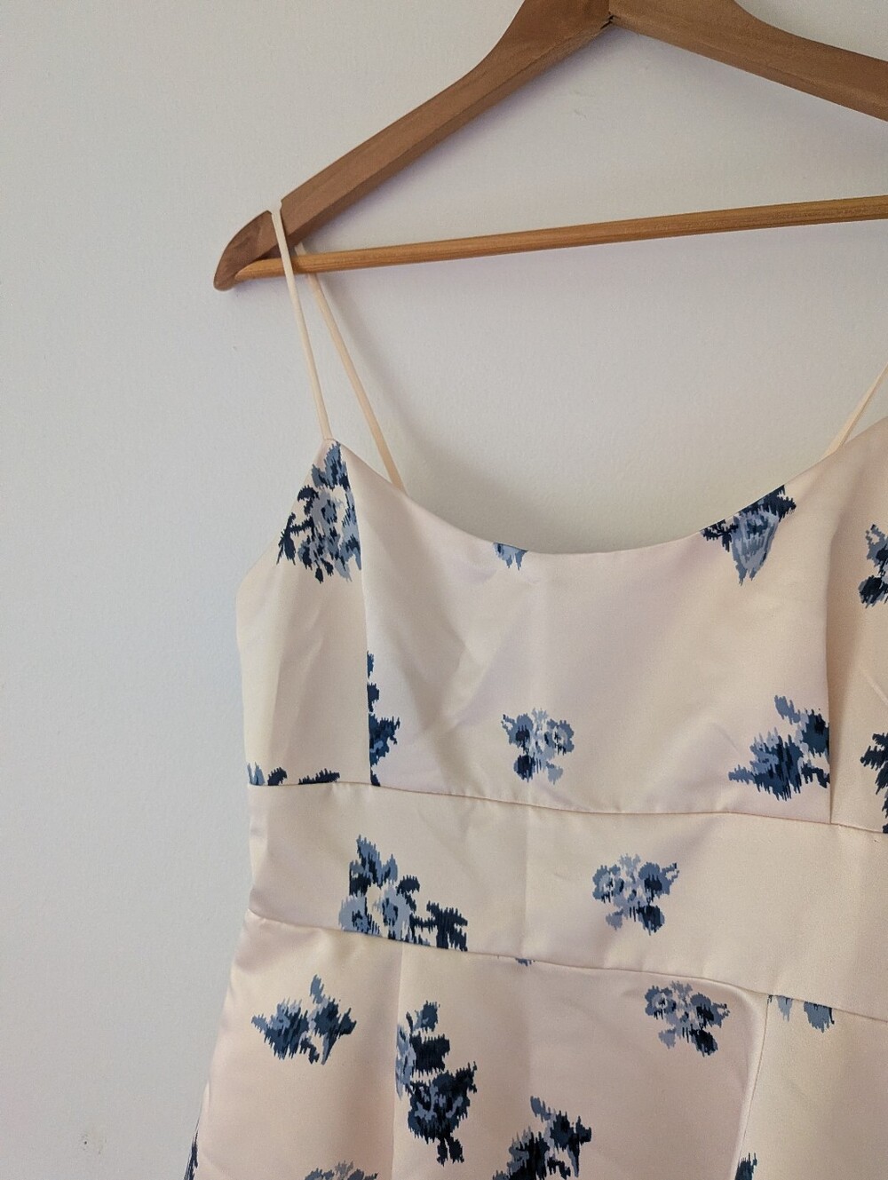 NWT! Anthropologie BHLDN Gabriella A-Line Duchess Satin Midi Dress - Picture 7 of 7